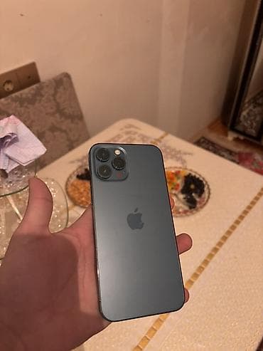 16 pro maks: IPhone 12 Pro Max, 256 GB, Pacific Blue, Face ID — 2