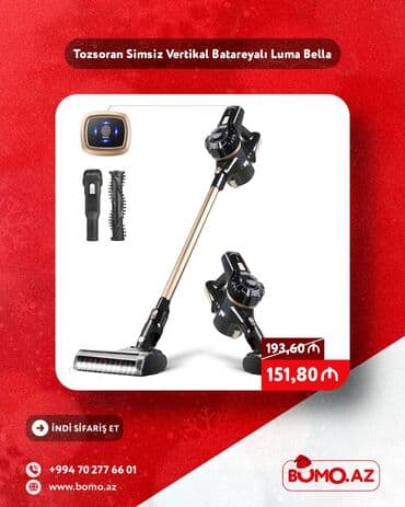 🎄✨ Yeni il ENDİRİMİ! ✨🎄 🔥 Tozsoran Simsiz Vertikal Batareyalı Luma