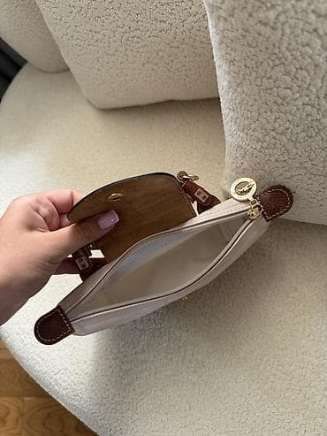 Личные вещи: Longchamp Le Pliage XS Original Orijinal mini bej Longchamp ABŞ-ın — 3