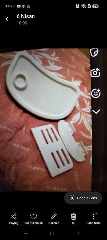 uşaq ucun yemek stolu: Burbay uşaq yemək stulu - Marka/model: Burbay - Rəng: tünd mavi — 3