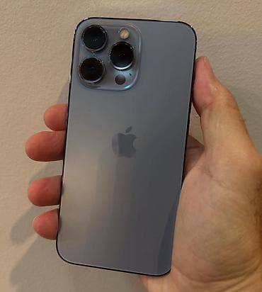 ref iphone: IPhone 13 Pro, 256 GB, Mavi, Zəmanət, Kredit, Face ID — 1