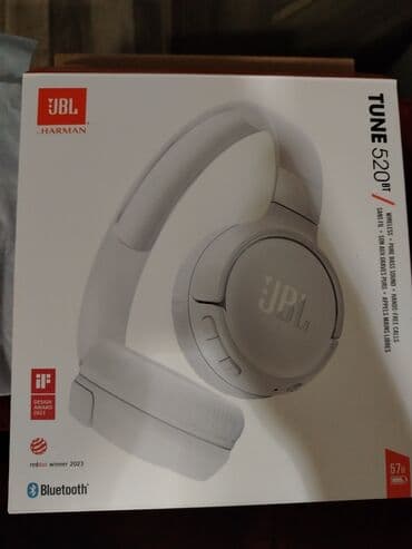 en ucuz tabletler: Yeni Simsiz (Bluetooth) Qulaqcıqlar, JBL, rəng - Ağ — 1