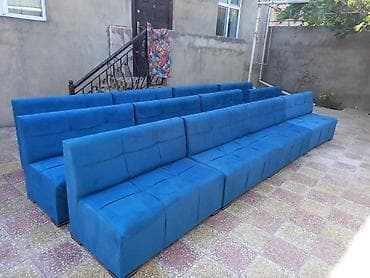 kafe divanlari: Kafe və restoran üçün modul yumşaq oturacaqlar - Dizayn: Arxa — 2