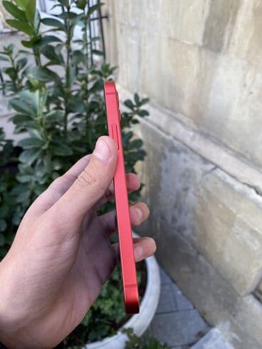 iphone 12 ikinci el qiymeti: IPhone 12, 128 GB, Qırmızı, Zəmanət, Simsiz şarj, Face ID — 2