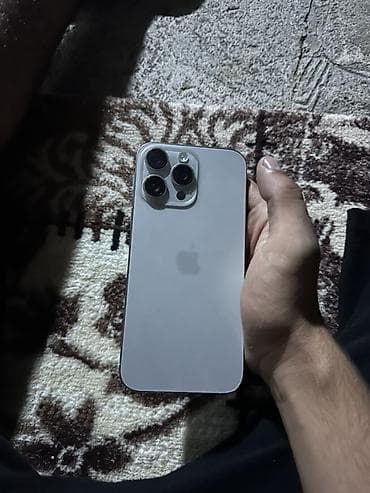 iphone yevlax: IPhone 16 Pro Max, 256 GB, Gümüşü, Face ID — 2