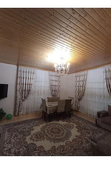 inter tekstil sumqayit: Perde desti,2 pencere üçün.Krem rengli tül,üst fonu — 1