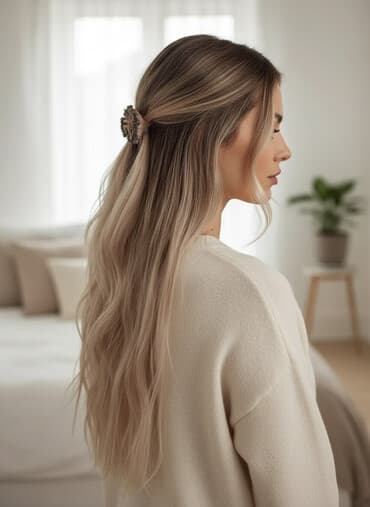 sac uzatmaq ucun sampunlar: Qaynaq saçlar, Təbii, İşlənmiş — 1