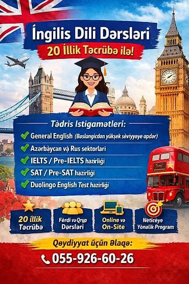 Xarici dil kursu, İngilis dili, IELTS/TOEFL