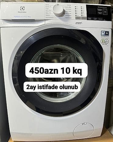Paltaryuyan maşın Electrolux, 10 kq, Avtomat, Qurutmasız, Kredit yoxdur