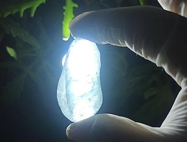 antik eşya: Təbii Akvamarin Daşı Satılır - Aquamarine Orijinal Mavi Kristal - — 1
