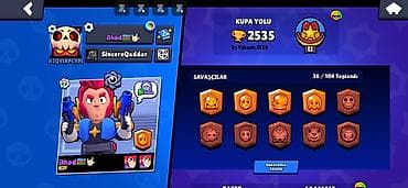 bas gitara: Brawl Stars hesabı – ətraflı məlumat - Kupa: 2535 (maksimum 2539) — 2