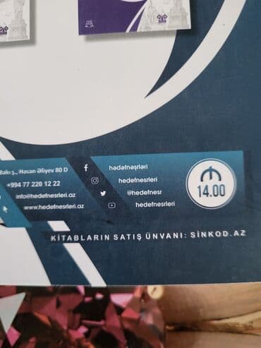 Tədris ədəbiyyatı: 14m alinib yenidi — 2