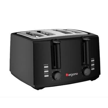 bergamo et ceken: Toster Bergamo, rəng - Qara, Yeni, Rayonlara çatdırılma, Ünvandan götürmə, Pulsuz çatdırılma — 1