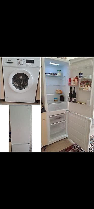 hisense pro: Bir evden satiş‼️Midea soyuducu qiymet 350 man.Midea paltaryuyan 220 — 1
