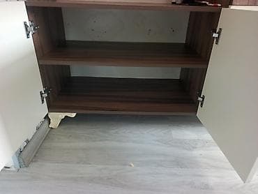 qız ucun dolab: İşlənmiş, 2 qapılı, Güzgülü, Digər rəng, Digər material, Açılan, Düz dolab — 4