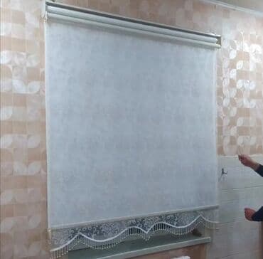 ВАЗ (ЛАДА): Zərif naxışlı zebra/rollet pərdələr - Dizayn: İkiqat qatlı dekorativ — 5