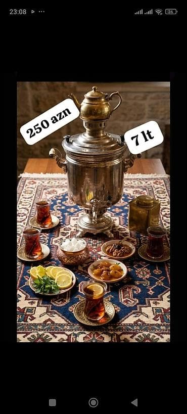 Шланги: Samovarlar 5 lt 7 lt unvan Baki — 2