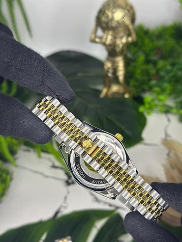 kişi kutkalari: Yeni, Qol saatı, Rolex, rəng - Qızılı — 4