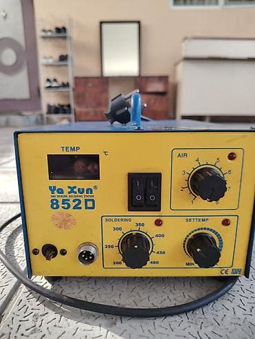 nol 1: Yaxun 852D SMD Rework/Soldering Station - 2-i-1 qurğu: isti hava — 4
