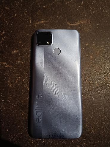 Realme C25, 128 GB, rəng - Göy, Barmaq izi, Face ID