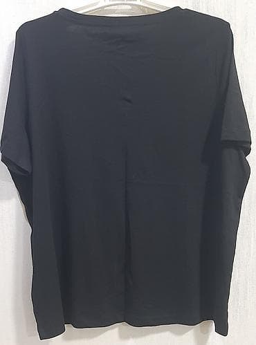 базовые мужские футболки: Мужская футболка, C&A, 2XL, цвет - Черный — 2