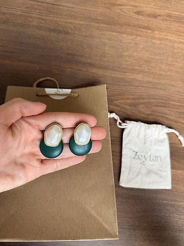 buji: ✨ Zeytun Jewellery sırğaları 🤍 Zərif və diqqətçəkən görünüş üçün — 2