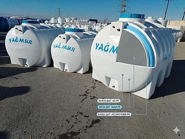 бак из нержавеющей стали: Бак, Пластик, 2000 л. л, Новый, Бесплатная доставка — 3