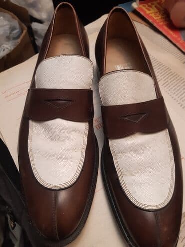бежевые мужские мокасины: Мужские туфли итальянский бренд SALVATORE FERRAGAMO FLORENS — 5