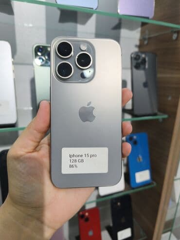 iphone 15 pro replika: IPhone 15 Pro, 128 GB, Space Gray, Simsiz şarj — 6