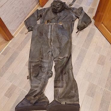 Kombinezonlar: Süni kauçukdan hazırlanmış tam bədən su keçirməz kostyum (kombinezon) — 2