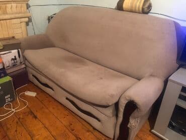 divanlarin temiri: Divan, Açılmayan, Bazasız, Vеlur parça, Çatdırılma yoxdur — 1