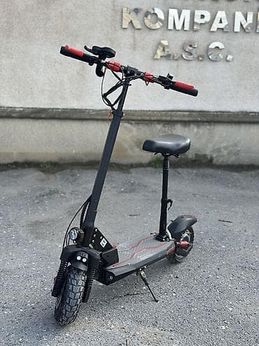 velosiped turist: Elektrik skuter – oturacaqlı, güclü və yollar üçün uyğun model 1200 — 1