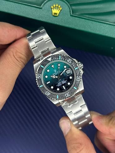 elekron saat: Yeni, Qol saatı, Rolex, rəng - Göy — 4