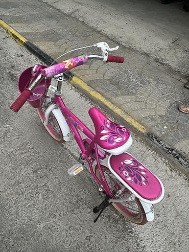 cube velo: Uşaq velosipedi – qızlar üçün, çəhrayı rəngdə Ğ Xüsusiyyətlər: - Təkər — 5