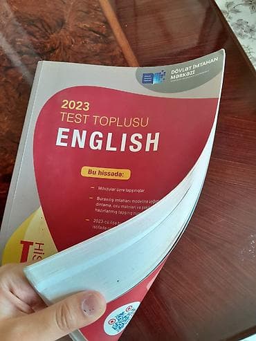 Kitablar və jurnallar: İngilis dili Testlər 11-ci sinif, DİM, 1-ci hissə, 2023 il — 3