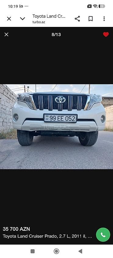 multi sukan: Toyota Land Cruiser Prado: 2.7 l | 2011 il Ofrouder/SUV — 8