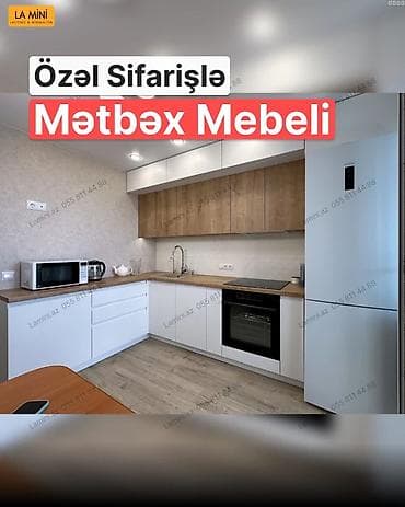 cekic 2018: Sifarişlə mətbəx dəsti, Özü çəkən petlələr, Sadə laminat, Kredit yoxdur — 1