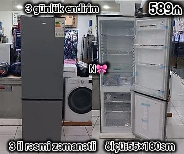 pec satilir: Soyuducu (aşağıdan donduruculu), rəng: boz/metalik. Texniki — 1