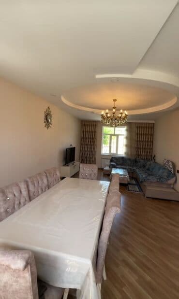 guneslide satilan evler: Binəqədi qəs. 3 otaqlı, 90 kv. m, Yeni təmirli — 2