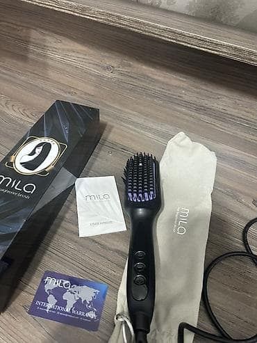 modio m19 5g: Mila Hair Straightener Brush – saç düzləşdirən daraq 2 defe istifade — 5