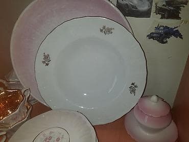 Qab-qacaq və mətbəx ləvazimatları: Boşqablar, rəng - Ağ, Farfor — 3