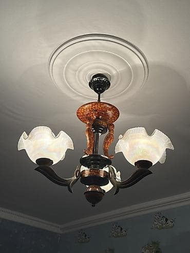 Çılçıraq, 3 lampa, Metal