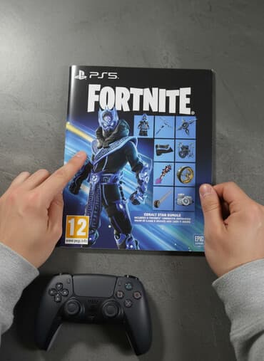 PSP (Sony PlayStation Portable): PS5 üçün Fortnite – Cobalt Star Bundle Məzmun: - Fortnite üçün 8 — 1
