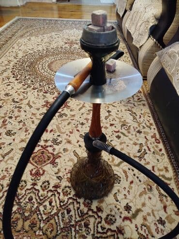 topdan qəlyan satışı: Kaljanın tam komplekti - Şüşə qab: Reljefli naxışlı, sabit və ağır — 5