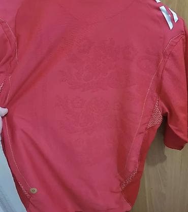 kişi duxusu: Futbolka, Umbro, M, rəng - Qırmızı — 9