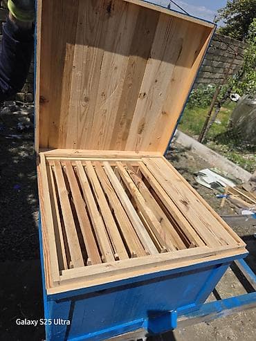 cuce yem qabi: Məhsul: Taxta arı yeşiyi (boyanmış korpuslu) Təsvir: - Tam taxtadan — 3