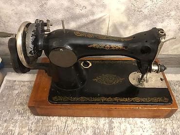 taxta qaşıq: Klassik mexaniki tikiş maşını - Çuqun korpuslu, ağır və sabit — 2
