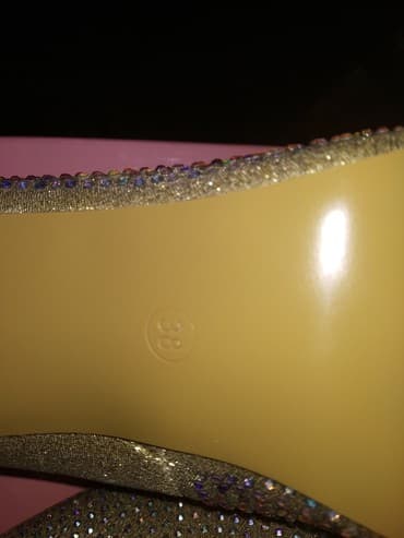 Tuflilər, Ölçü: 38, rəng - Qızılı, İşlənmiş — 3