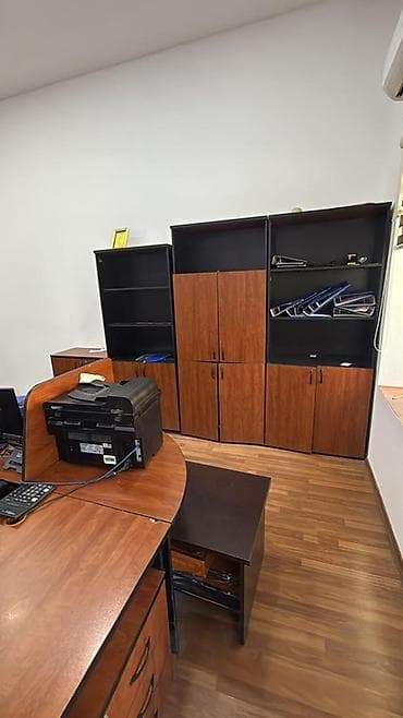 Ofis mebeli dəsti dest olaraq satilir, tek tek satilmir - Rəng: tünd