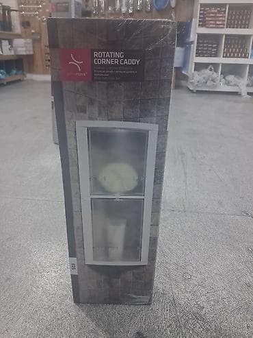hamam aksesuarlar: Primanova Rotating Corner Caddy – döner künc rəf dəsti - İstifadə — 4